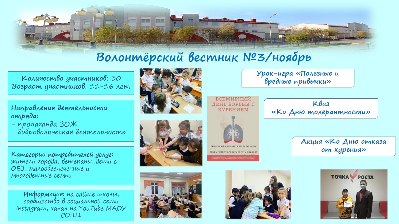 Волонтёрский вестник ноябрь 2020